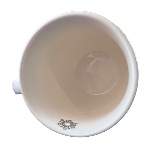 Crofton Let It Snow Coffee Mug Snowflakes New Bone China 16 OZ - Picture 10 of 10